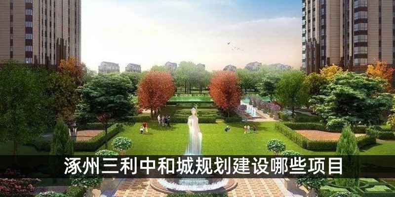 涿州三利中和城规划建设哪些项目