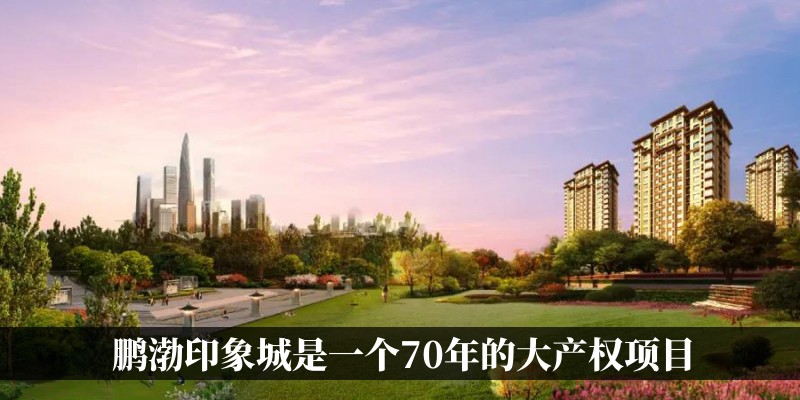 鹏渤印象城是一个70年的大产权项目
