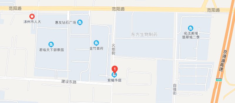涿州紫樾华庭周边有哪些路