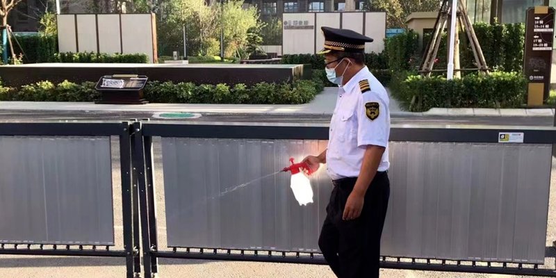 和合物业安保人工作场景