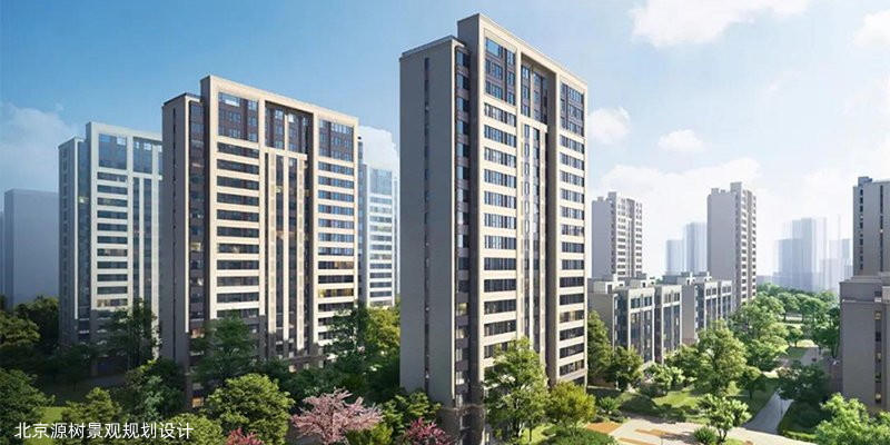 中冶未来城北京源树景观规划效果图