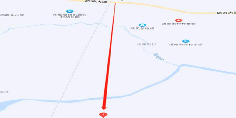 莲池村距离旅游大道位置图