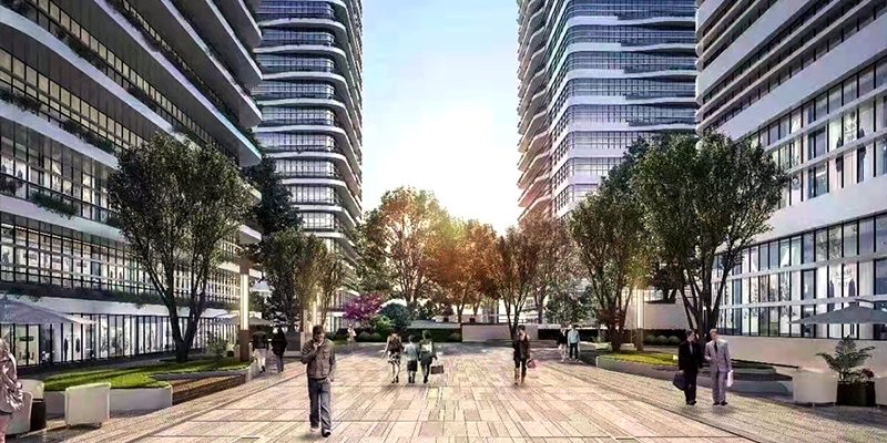 天保智慧城园林街道展示