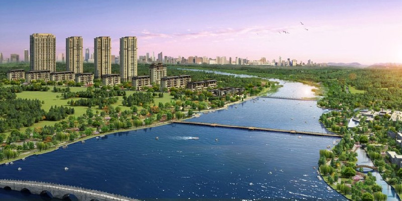 涿州房产河景楼盘效果图