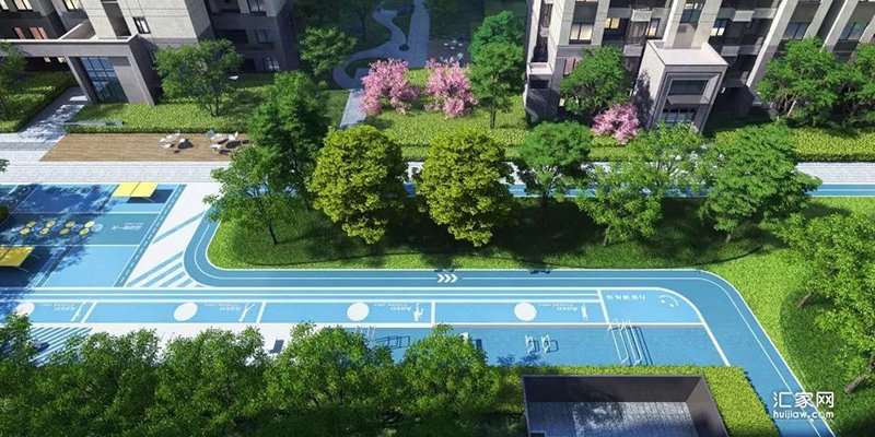 中冶未来城二期内部园林效果图