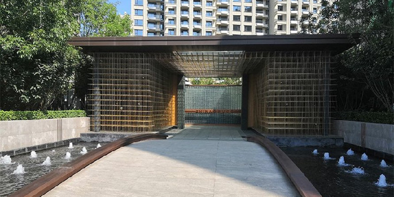 德信御府1800金丝楠管大门照片