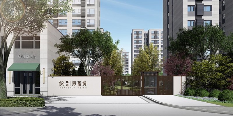 涿州房产社区大门动线