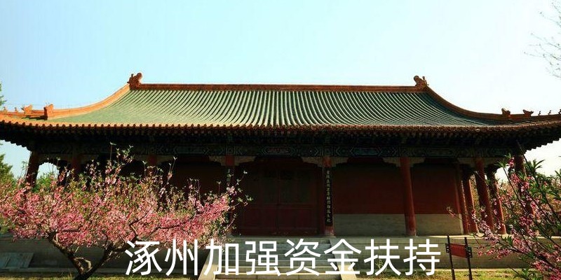 加强资金扶持