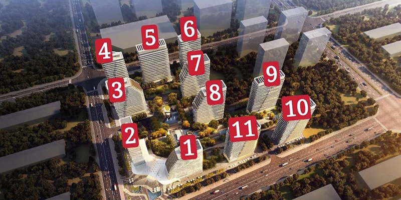 天保智慧城楼号效果图