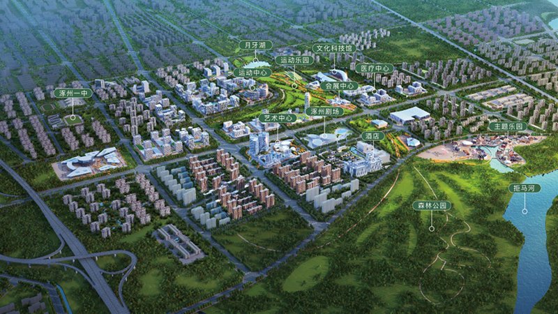 涿州滨江郦城择址高新区10平方公里文娱大城