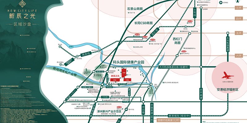 万科新辰之光区位图