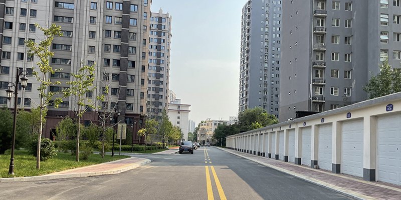 北京理想城二期道路实景