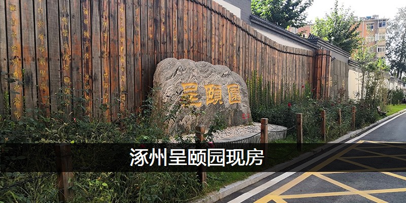 涿州呈颐园现房
