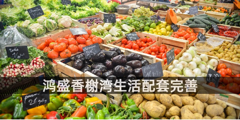 鸿盛香榭湾生活配套完善