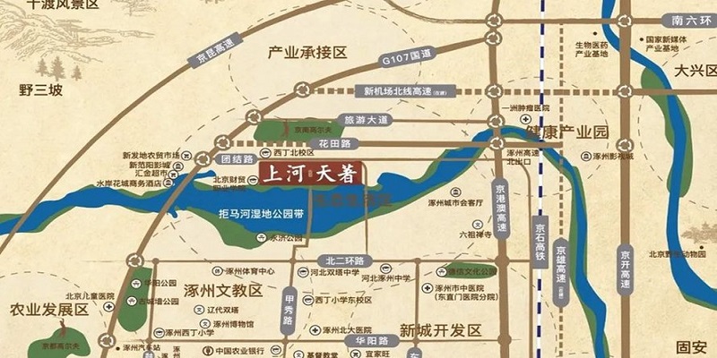上河天著位置图