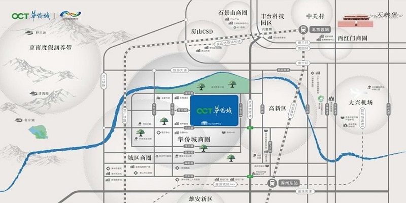 涿州华侨城位置图