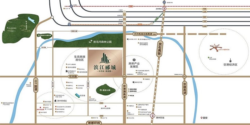 涿州滨江郦城位置
