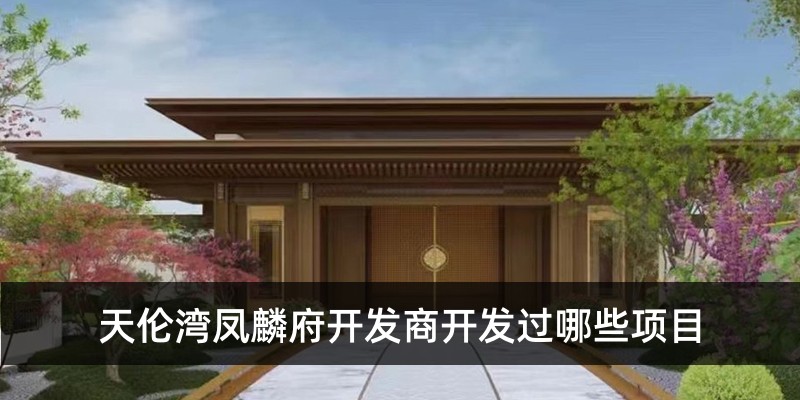 天伦湾凤麟府开发商开发过哪些项目