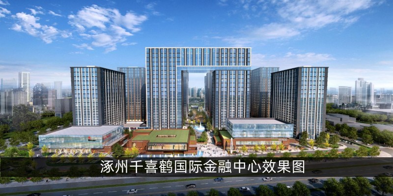 涿州千喜鹤国际金融中心效果图