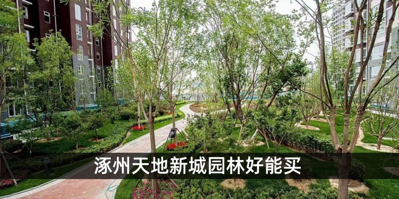 涿州天地新城园林好能买