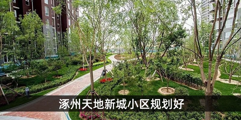 涿州天地新城小区规划好