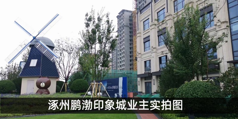 涿州鹏渤印象城业主实拍图
