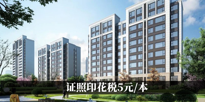 证照印花税5元/本