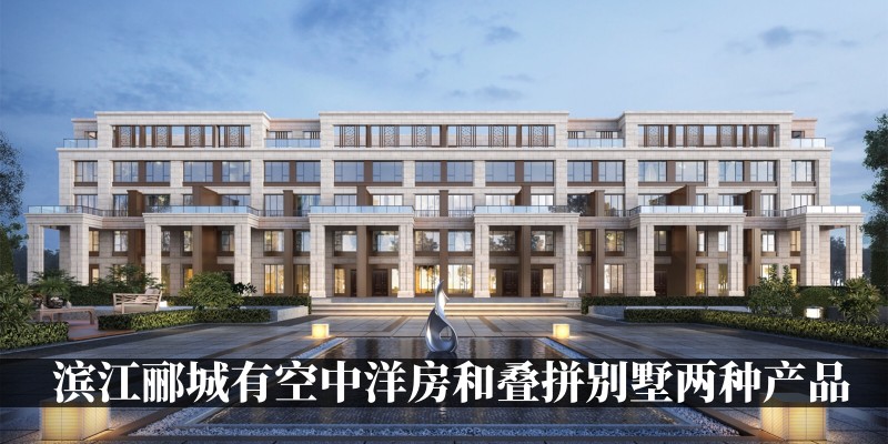 滨江郦城有空中洋房和叠拼别墅两种产品