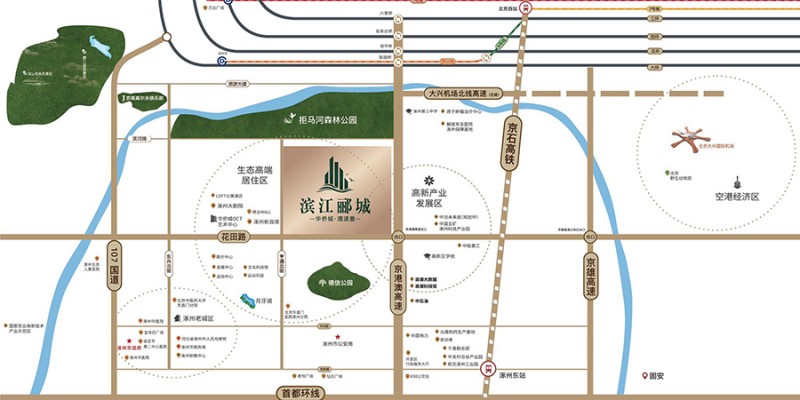 滨江郦城周边交通便利