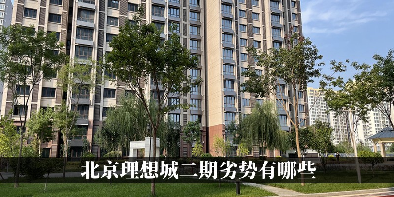 北京理想城的劣势