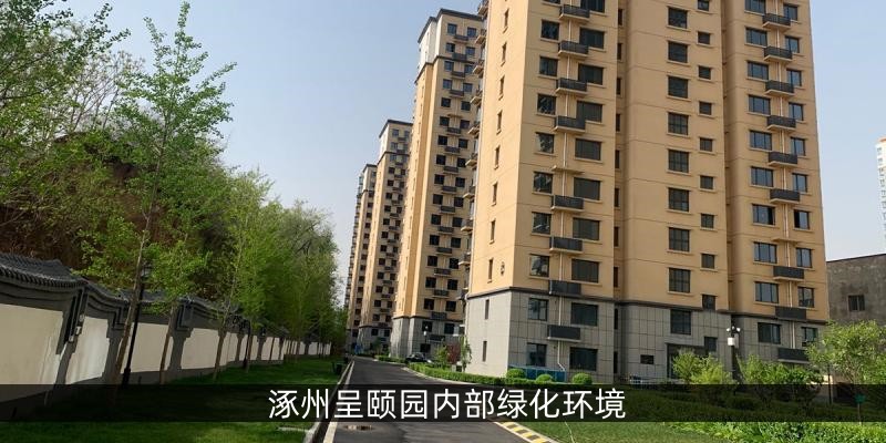 涿州呈颐园内部绿化环境
