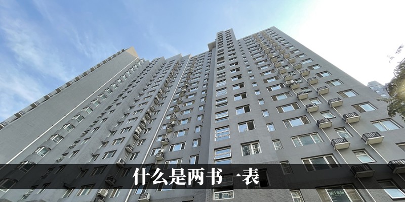 什么是两书一表
