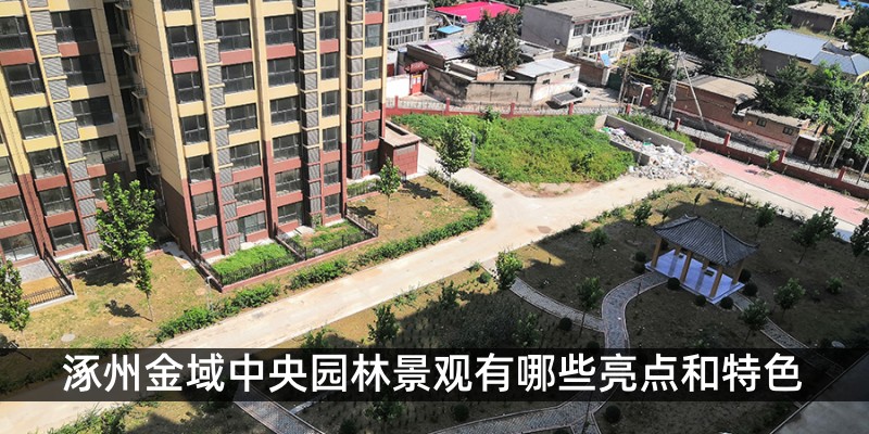 涿州金域中央园林景观有哪些亮点和特色