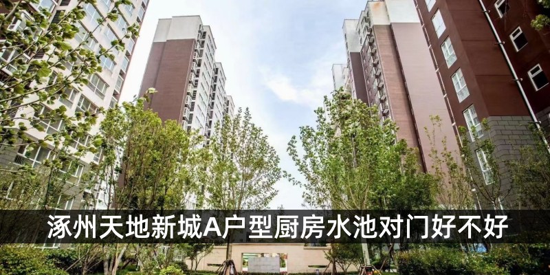 涿州天地新城A户型厨房水池对门好不好