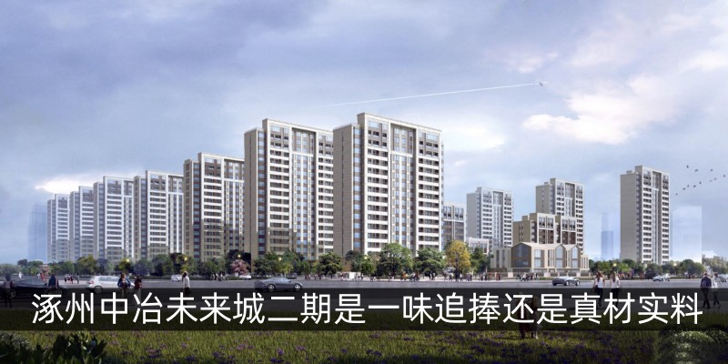 涿州中冶未来城二期是一味追捧还是真材实料