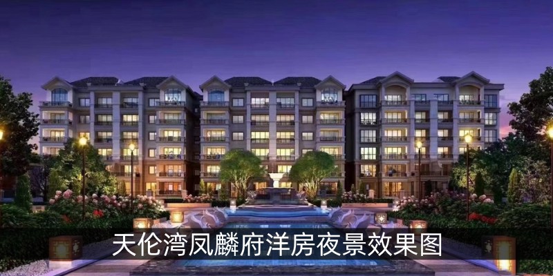 天伦湾凤麟府洋房夜景效果图