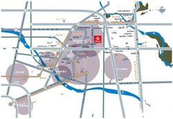 华远海蓝城区域交通图