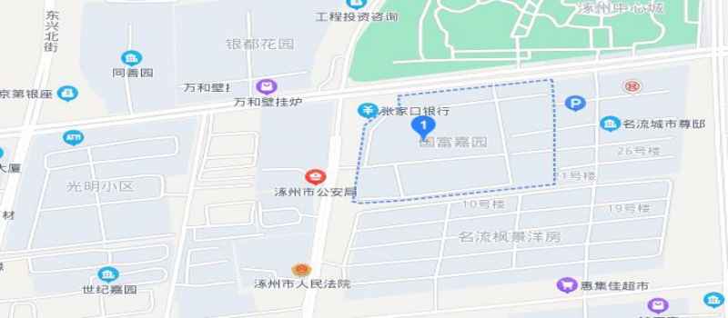 涿州国富嘉园周边有哪些路？