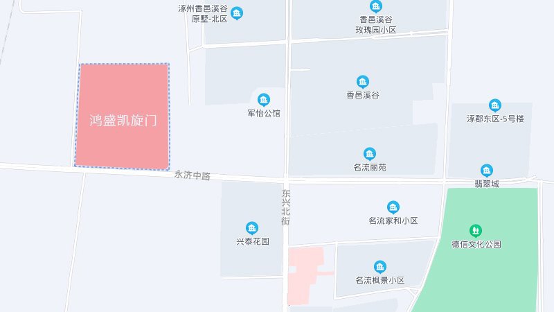 涿州鸿盛凯旋门在哪个位置？鸿盛凯旋门小区属于哪个街道？