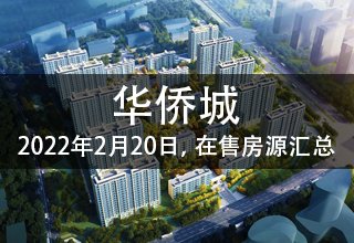 2022年2月20日，华侨城在售房源信息汇总
