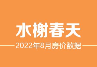 8月6日，涿州水榭春天二手房在售价格数据分析