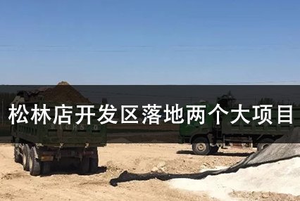 涿州松林店经济开发区落地两个大项目