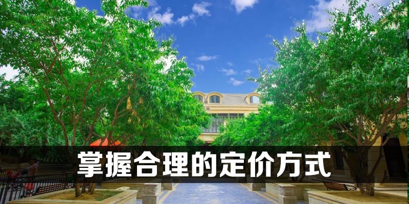 掌握合理的定价方式