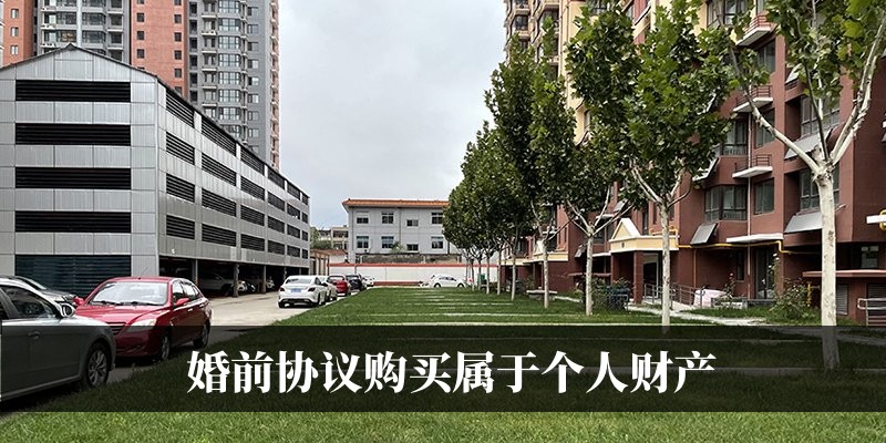 婚前协议购买属于个人财产