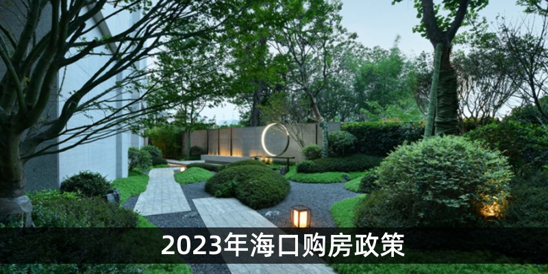 2023年海口购房政策 