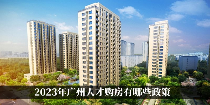 2023年广州人才购房有哪些政策