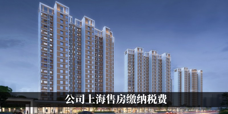 公司上海售房缴纳税费