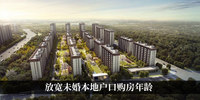 放宽未婚本地户口购房年龄