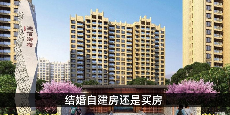 结婚自建房还是买房