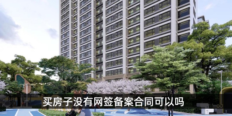 买房子没有网签备案合同可以吗